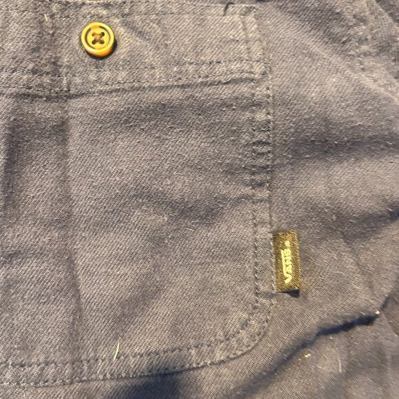 Vans Off The Wall Navy Flannel M - Picture 3 of 4